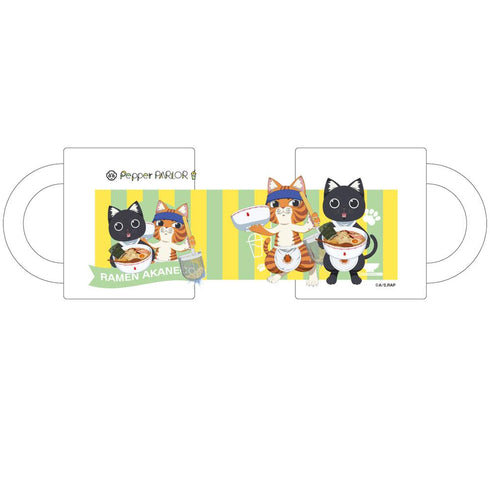 『ラーメン赤猫×Pepper PARLORコラボ』マグカップ